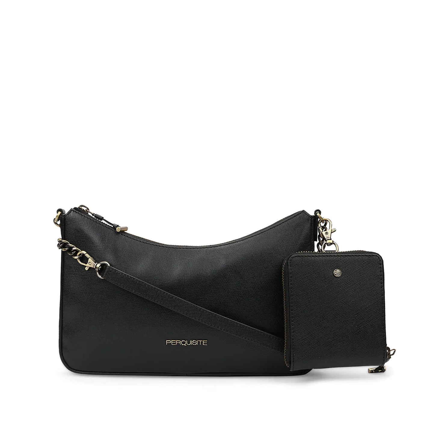Perquisite Stephanie Black Shoulder Bag