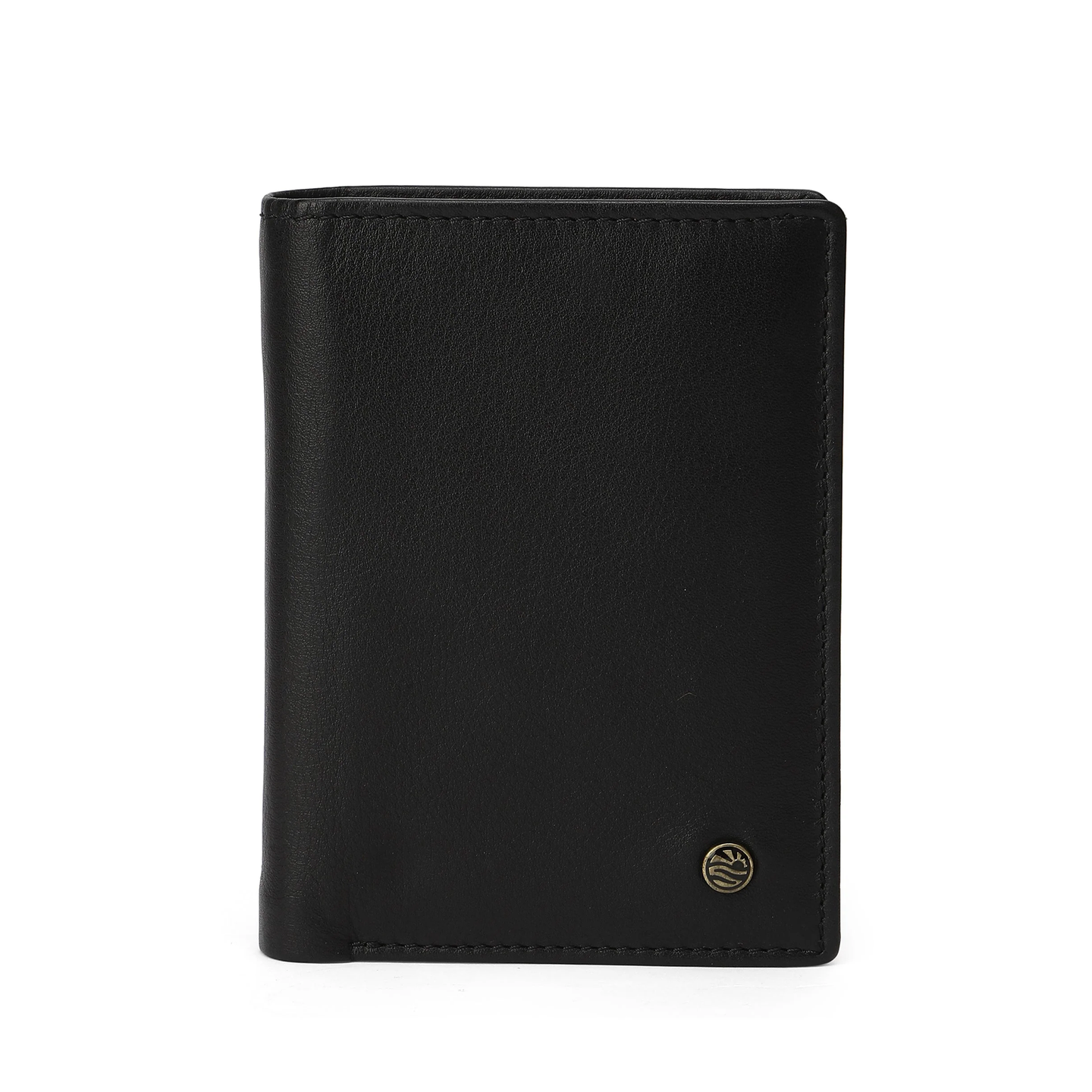 Perquisite Euro Bi-Fold Black Card Case Men's Wallet