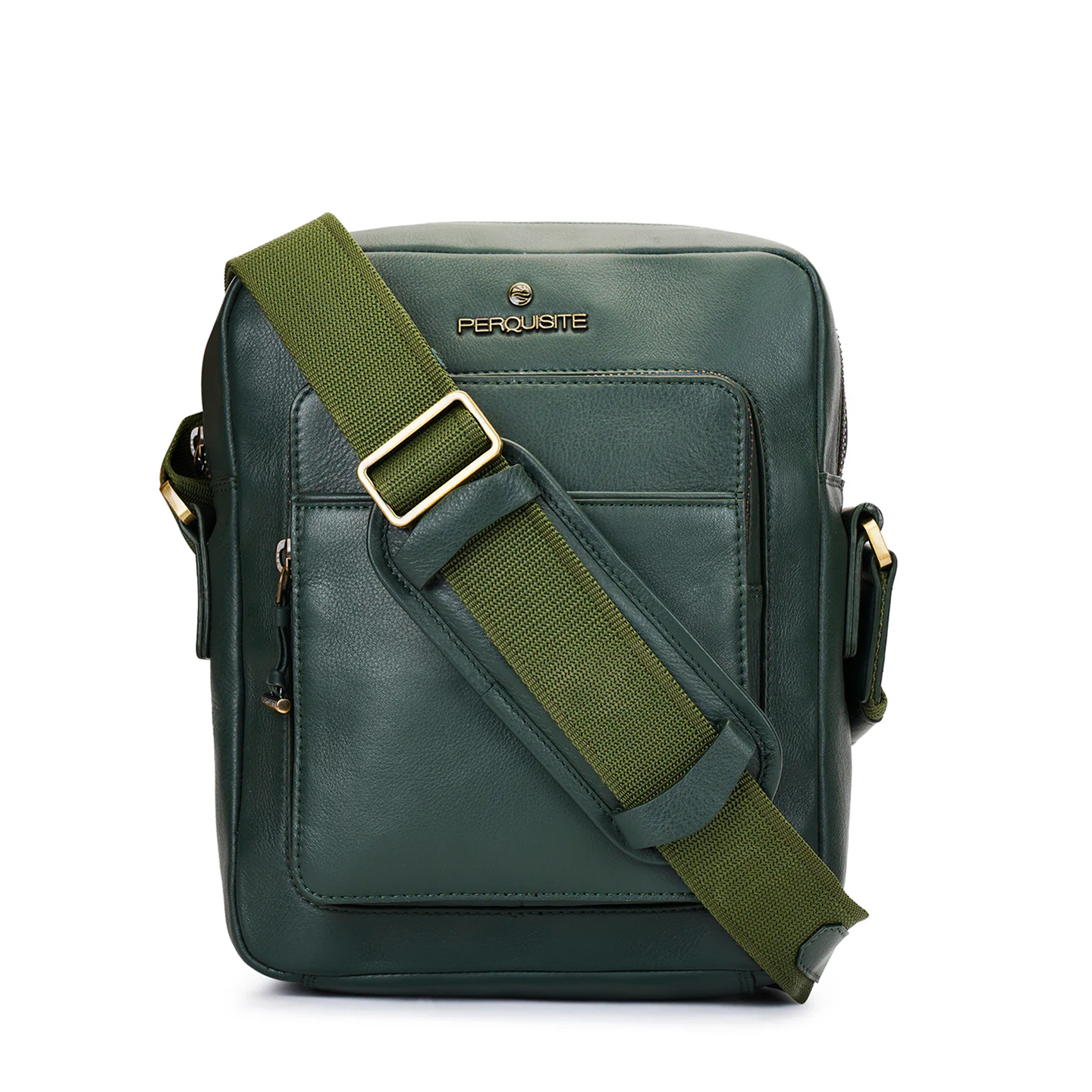 Perquisite Mark Bottle Green Crossbody