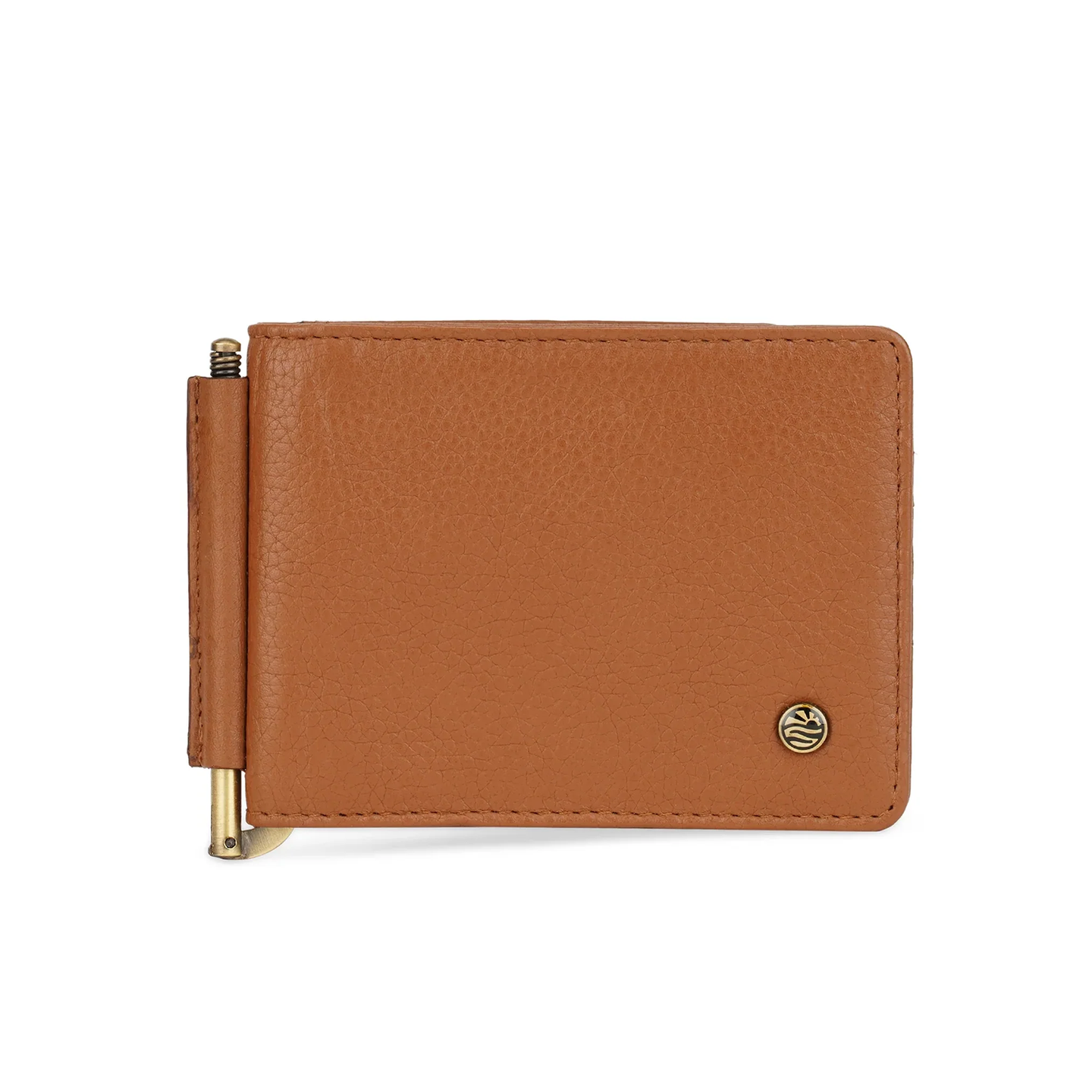 Perquisite Monarch Dark Tan Money Clip Men's Wallet