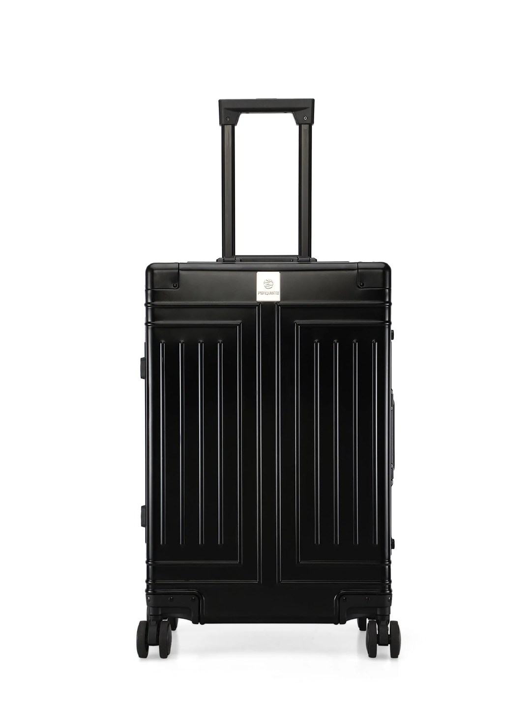 PERQUISITE ALUMINIUM Trolley Range Black Hard 24" Medium Luggage