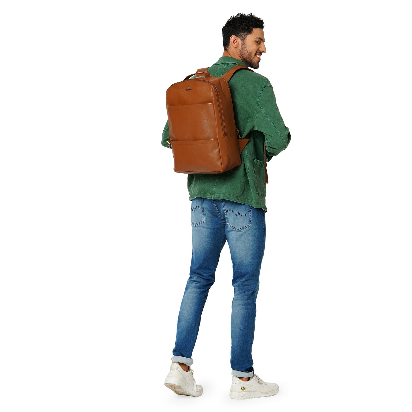 Perquisite Domino Dark Tan Backpack