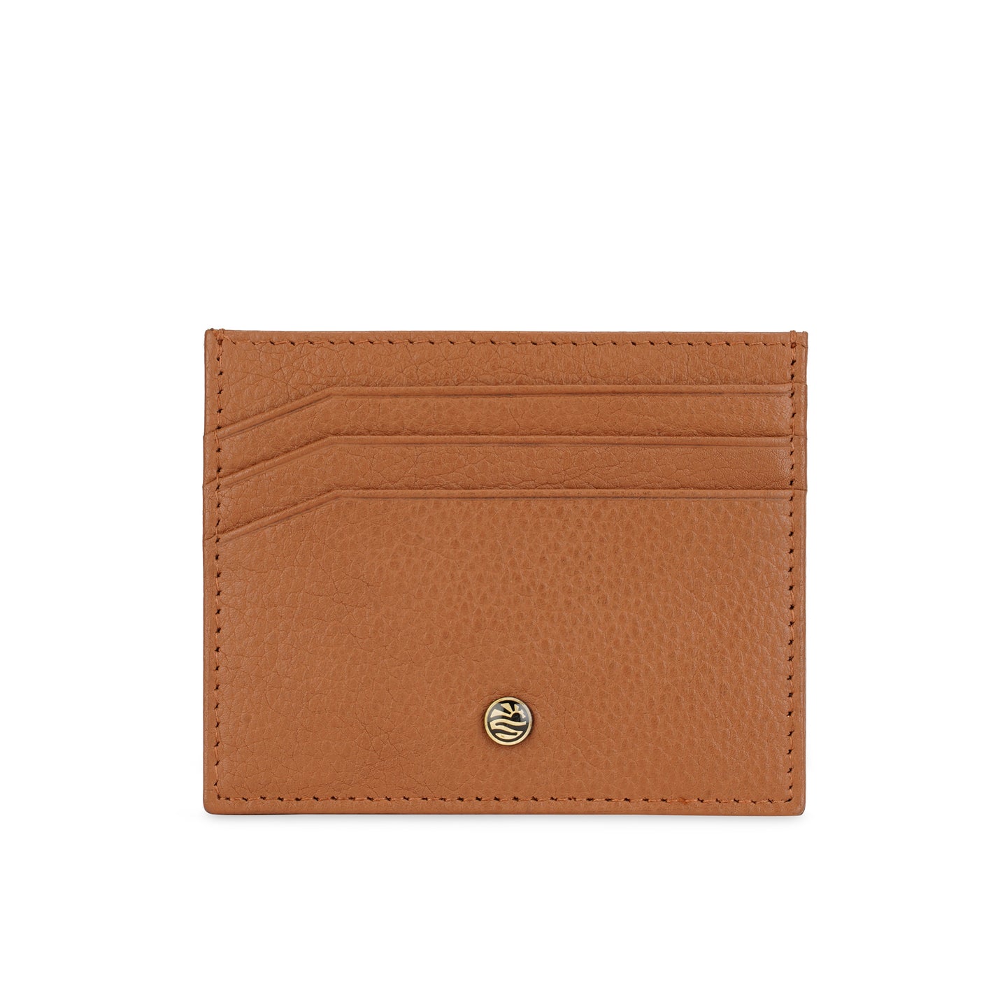 Perquisite Centurion Dark Tan Card Case Men's Wallet