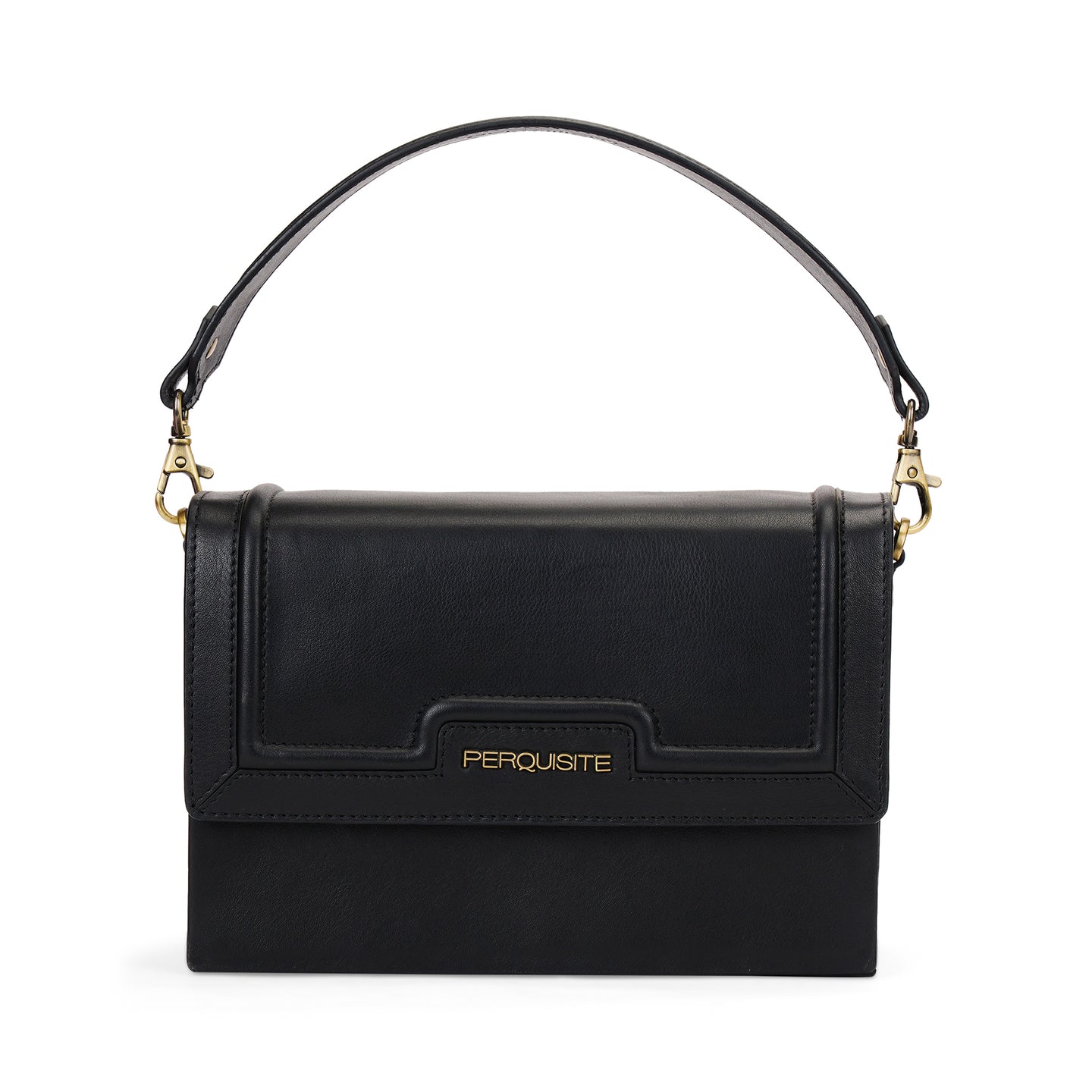 Perquisite Raina Black Shoulder Bag