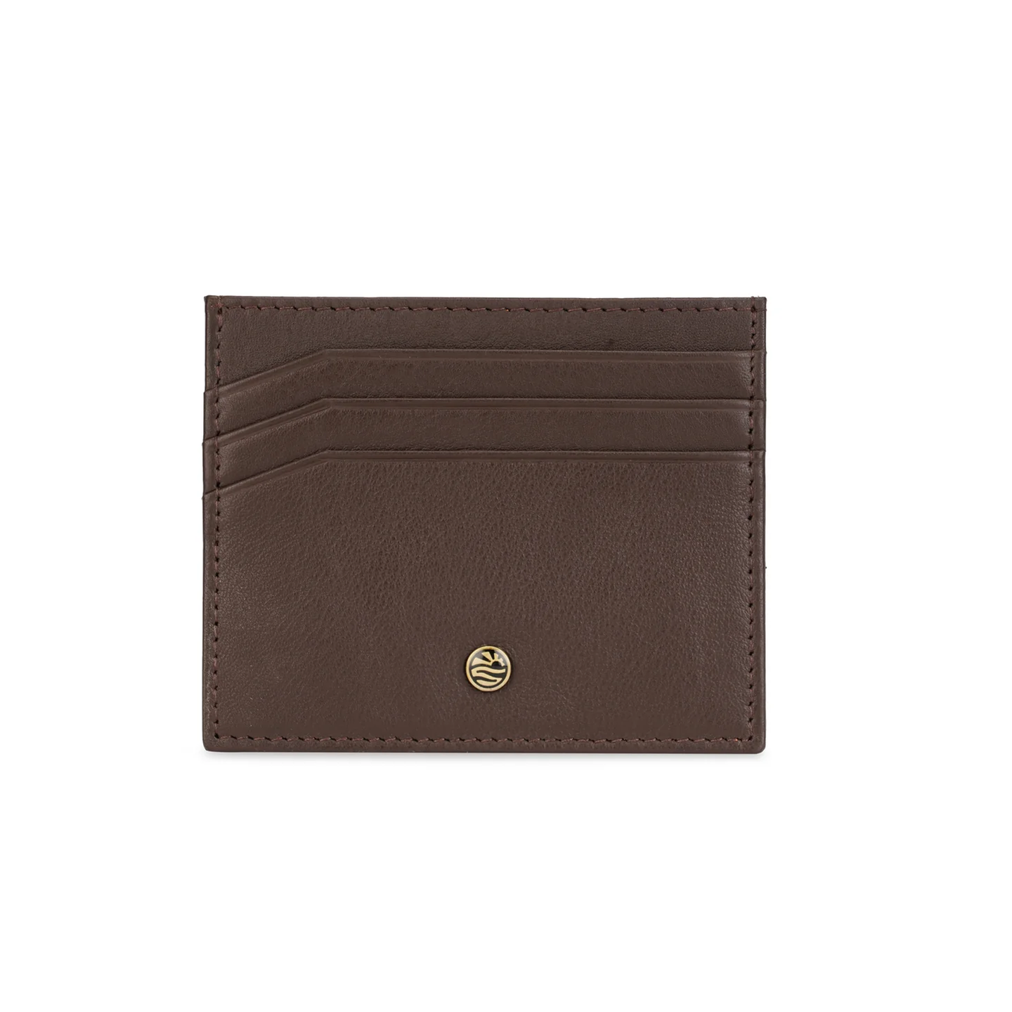Perquisite Centurion Dark Brown Card Case Men's Wallet